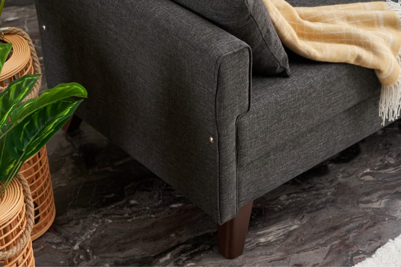 Antigua 2-personers Sofa - Antracit/Natur - Møbler - Sofaer - 2 personers sofa