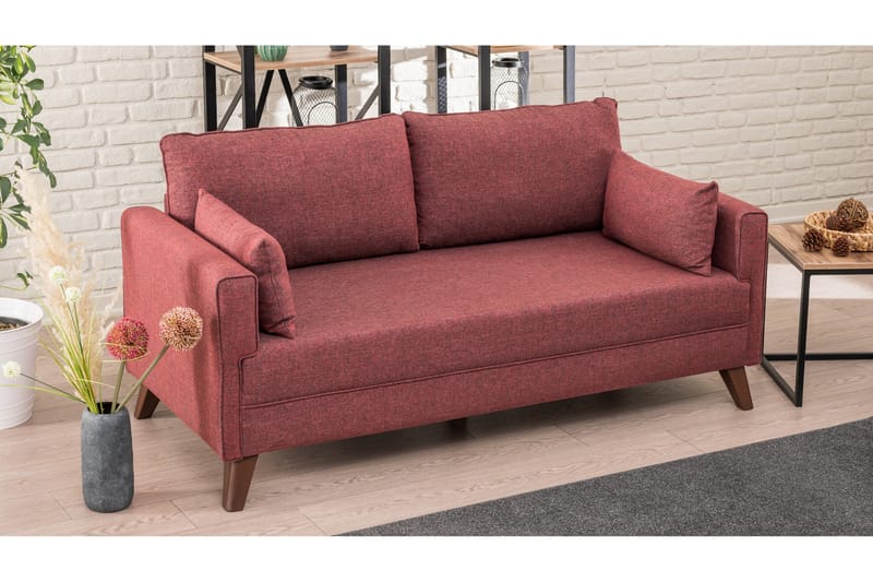 Antigua Sofa 2-pers - Rød - Møbler - Sofaer - 2 personers sofa