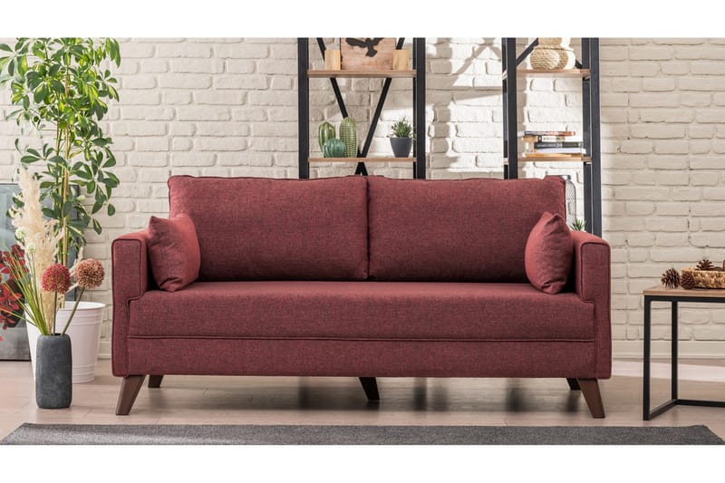 Antigua Sofa 2-pers - Rød - Møbler - Sofaer - 2 personers sofa