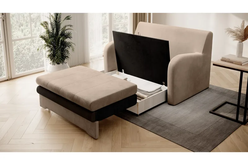 Ario Sofa 2-Pers. - Beige - Møbler - Sofaer - Sovesofaer - 2 personers sovesofa