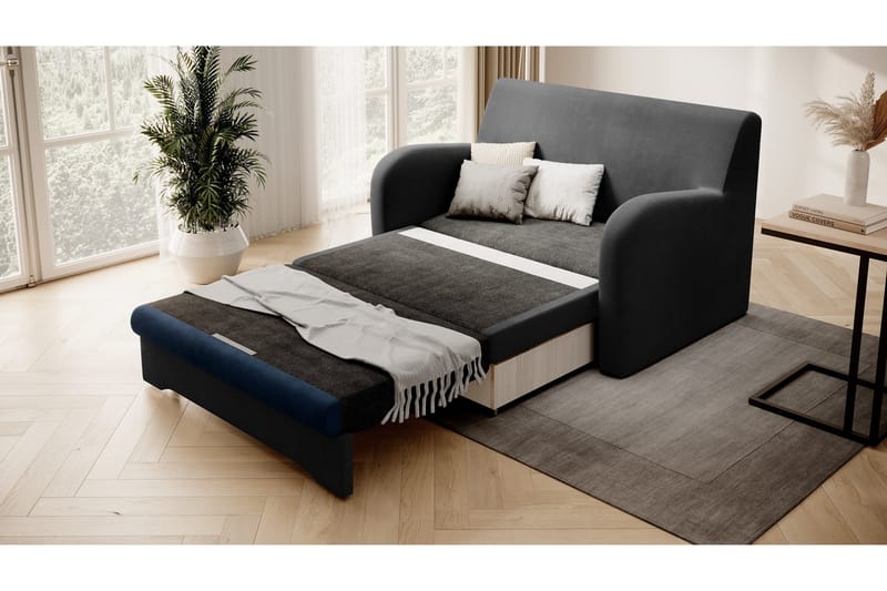 Ario Sofa 2-Pers. - Sort - Møbler - Sofaer - Sovesofaer - 2 personers sovesofa