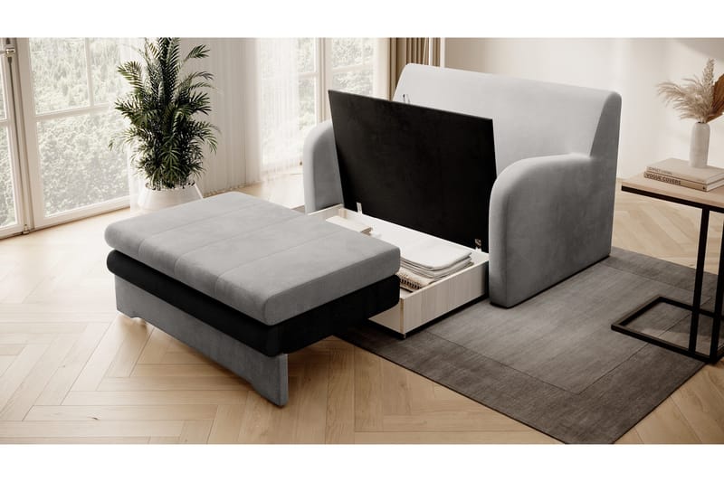Ario Sofa 2-Pers. - Grå - Møbler - Sofaer - Sovesofaer - 2 personers sovesofa