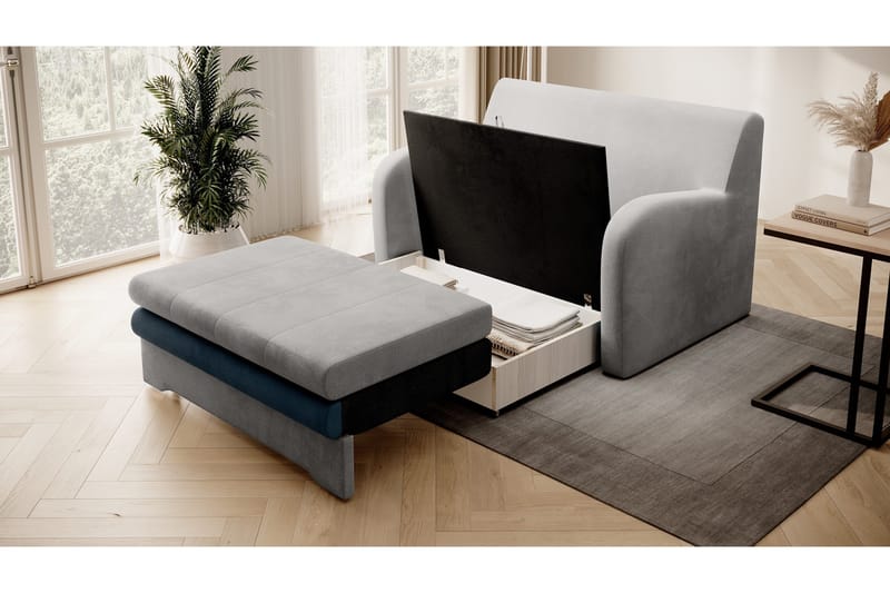 Ario Sofa 2-Pers. - Grå - Møbler - Sofaer - Sovesofaer - 2 personers sovesofa