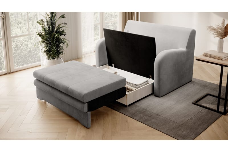 Ario Sofa 2-Pers. - Grå - Møbler - Sofaer - Sovesofaer - 2 personers sovesofa