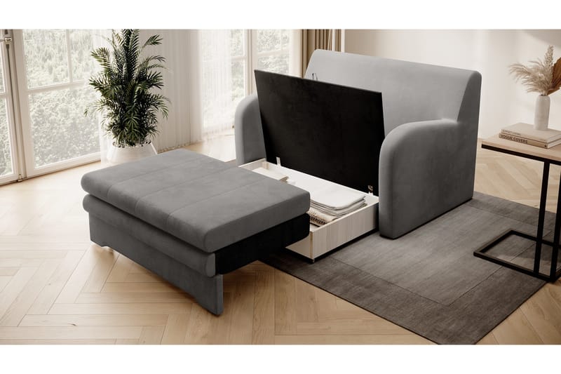 Ario Sofa 2-Pers. - Grå - Møbler - Sofaer - Sovesofaer - 2 personers sovesofa