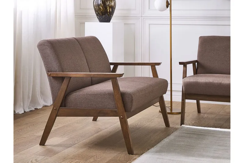 Asnes 2-Pers. Sofa - Brun - Møbler - Sofaer - 2 personers sofa