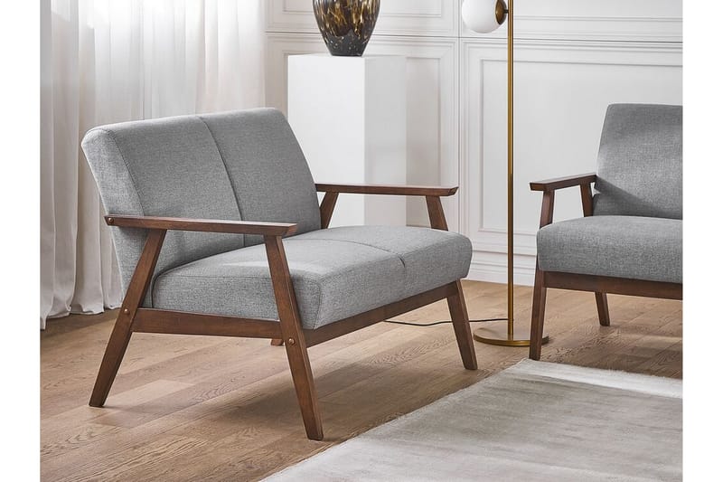 Asnes 2-Pers. Sofa - Grå - Møbler - Sofaer - 2 personers sofa