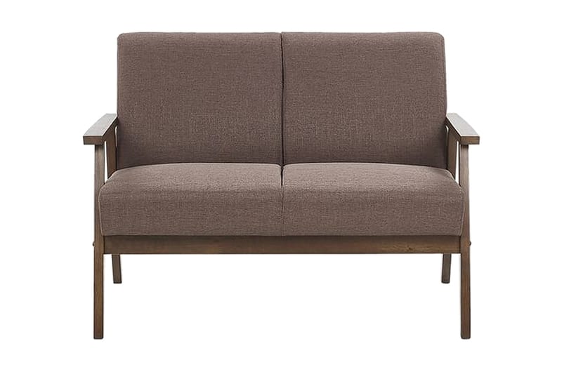 Asnes 2-Pers. Sofa - Brun - 2 personers sofa