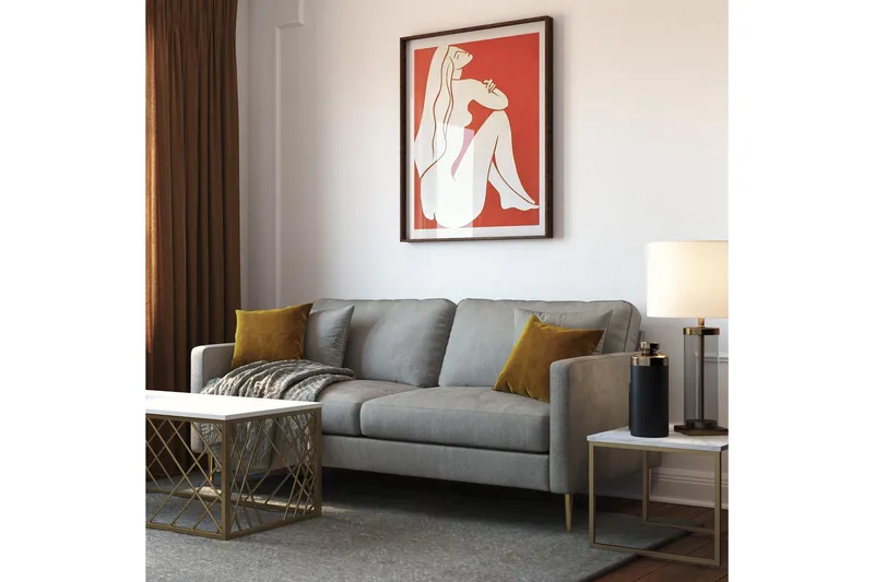 Avksenti Sofa - Grå - Møbler - Sofaer - 2 personers sofa