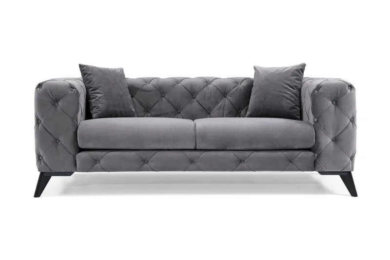Beachport 2-personers Sofa, Antracit/Sort