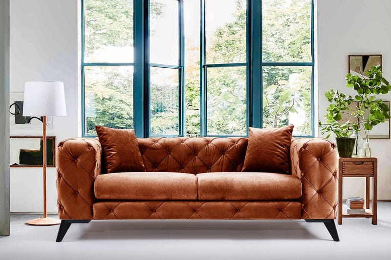 Beachport Sofa 2-Pers. - Orange - 2 personers sofa