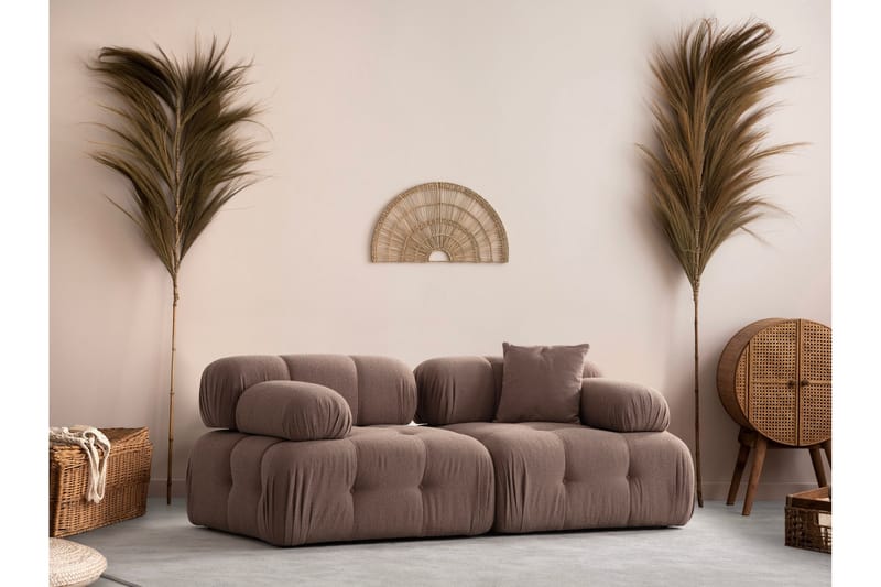 Belgin Boblende Sofa 2-sæders - Cappuccino - Møbler - Sofaer - 2 personers sofa