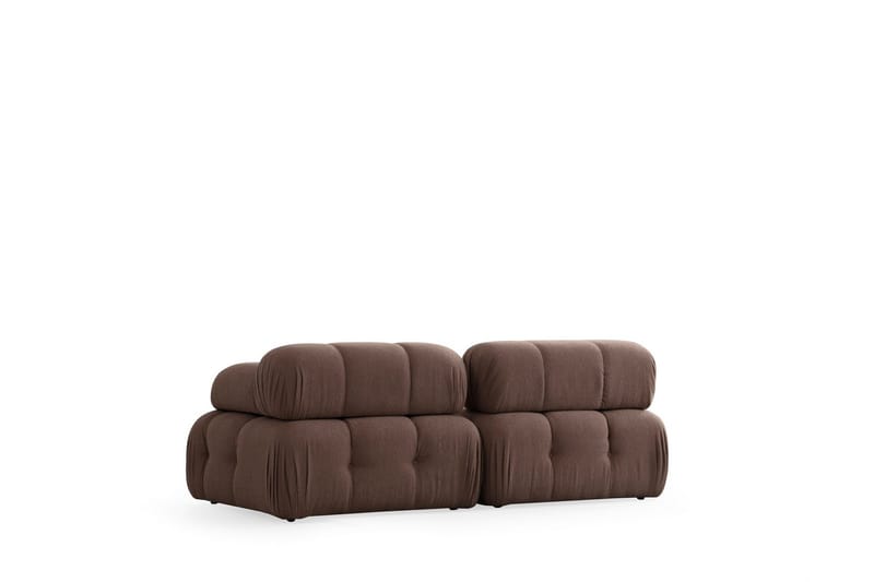 Belgin Boblende Sofa 2-sæders - Cappuccino - Møbler - Sofaer - Modulsofaer - Komplet modulsofa