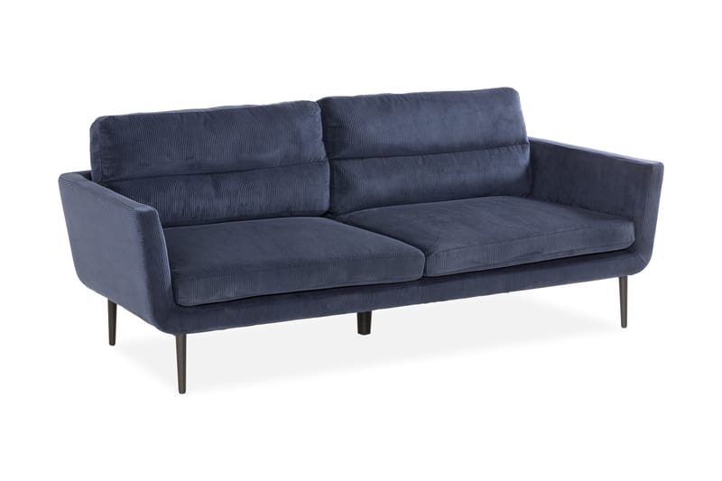 Besnik Lænestol - Blå/Fløjl - 2 personers sofa
