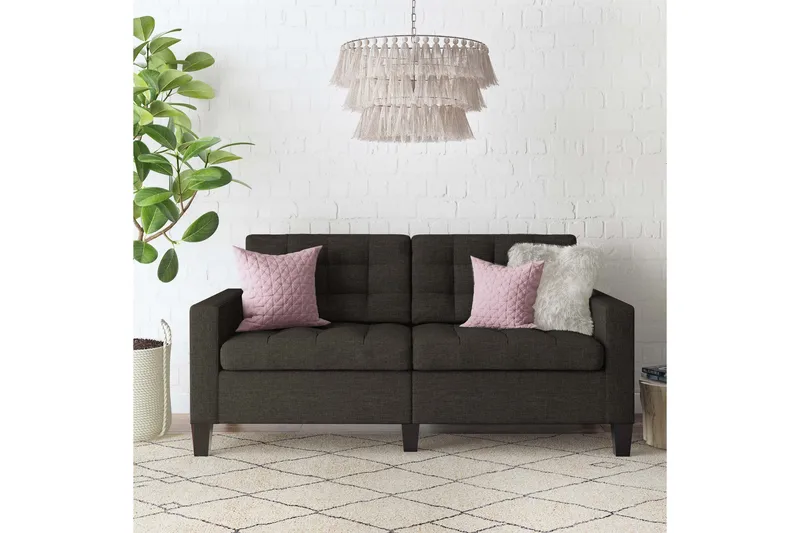 Bowie 2-Pers. Sofa Grå - Dorel Home - Møbler - Sofaer - 2 personers sofa