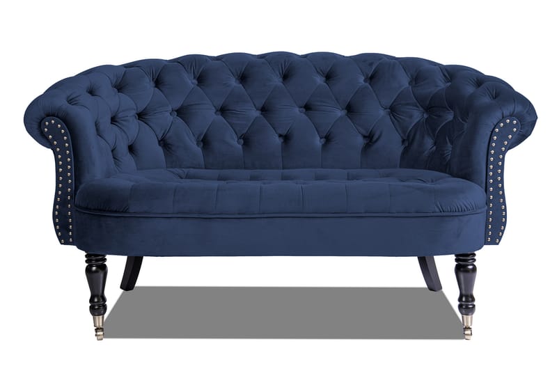 Chesterfield Ludovic Sofa 2-personers - Petrolblå - Møbler - Sofaer - 2 personers sofa