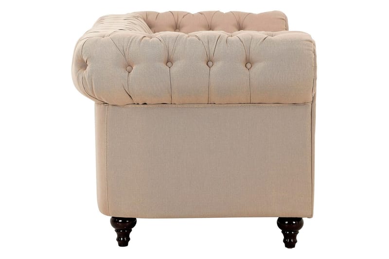 Chesterfield Lyx Sofa 2-pers - Beige - 2 personers sofa - Chesterfield sofaer