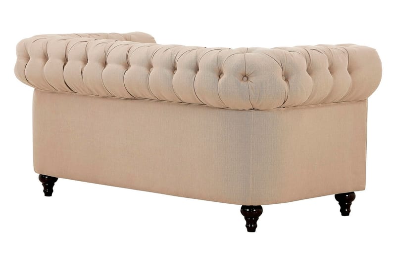 Chesterfield Lyx Sofa 2-pers - Beige - 2 personers sofa - Chesterfield sofaer