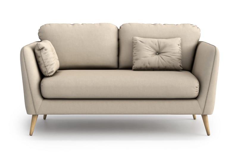 Claravik 2-pers. Sofa - Beige - 2 personers sofa