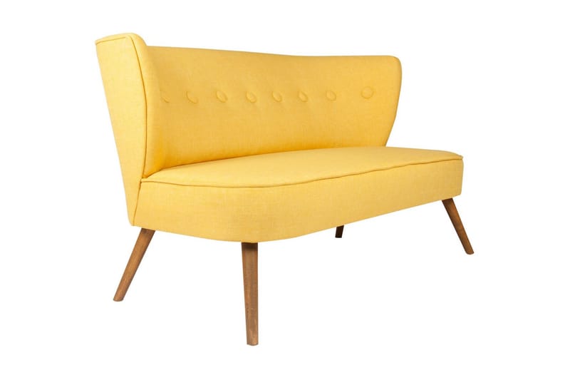 Clivocast 2-Pers. Sofa - Gul - Møbler - Sofaer - 2 personers sofa