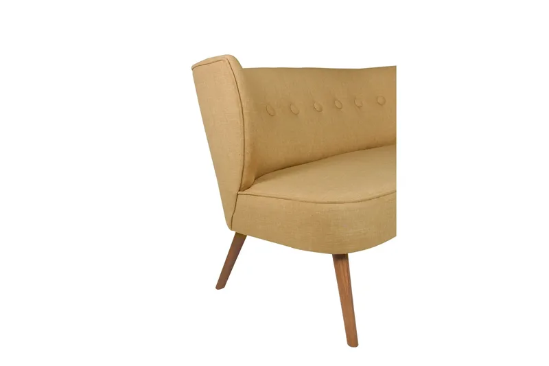 Clivocast 2-Pers. Sofa - Gul - Møbler - Sofaer - 2 personers sofa