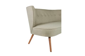 Clivocast Dyb 2-personers Sofa i Stof med Træben - Grå - Møbler - Sofaer - 2 personers sofa