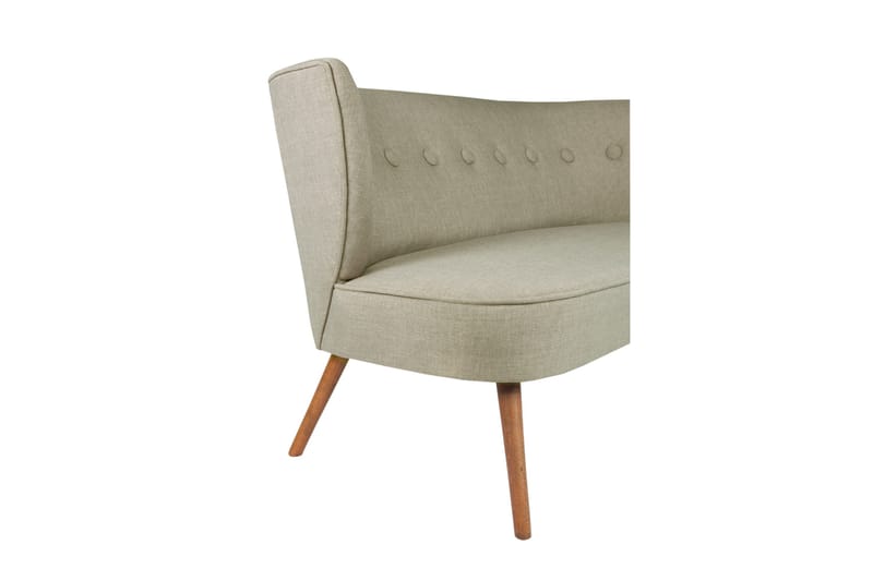 Clivocast Dyb 2-personers Sofa i Stof med Træben - Grå - Møbler - Sofaer - 2 personers sofa