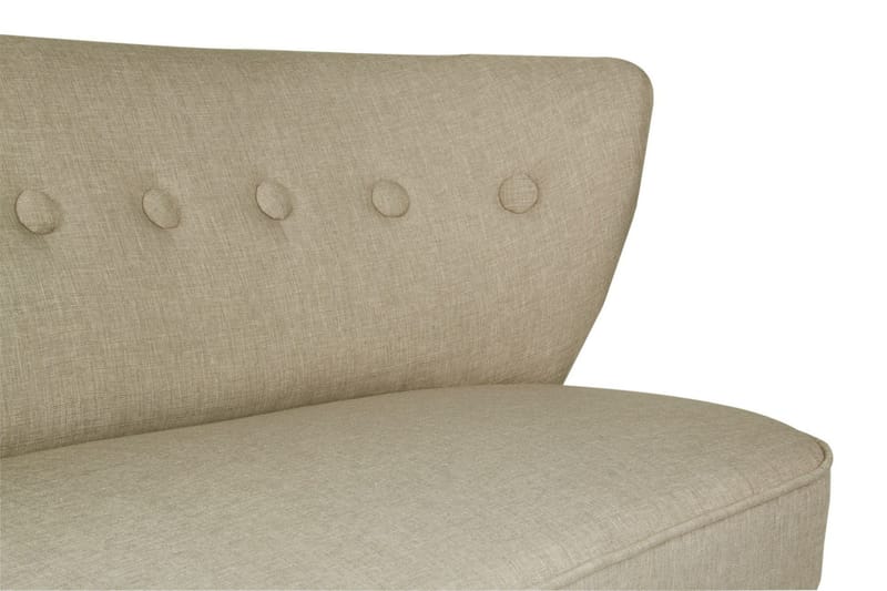 Clivocast Dyb 2-personers Sofa i Stof med Træben - Grå - Møbler - Sofaer - 2 personers sofa