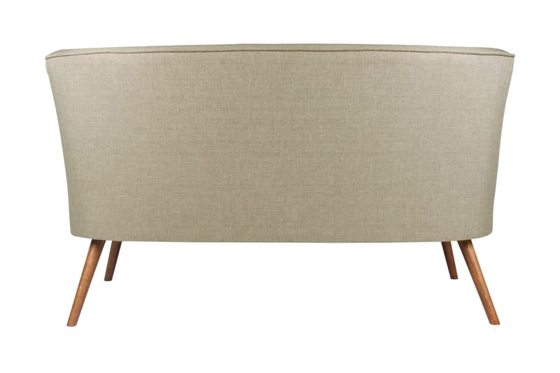 Clivocast Dyb 2-personers Sofa i Stof med Træben - Grå - Møbler - Sofaer - 2 personers sofa