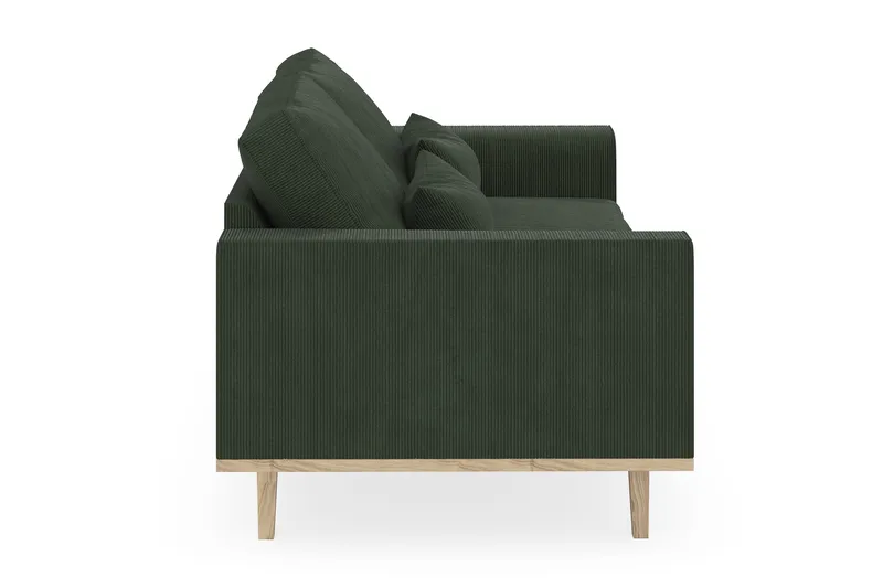 Copenhagen 2-personers Manchestersofa - Mørkegrøn - Møbler - Sofaer - 2 personers sofa