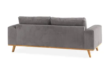 Copenhagen 2-personers Manchestersofa - Mørkegrå - Møbler - Sofaer - 2 personers sofa