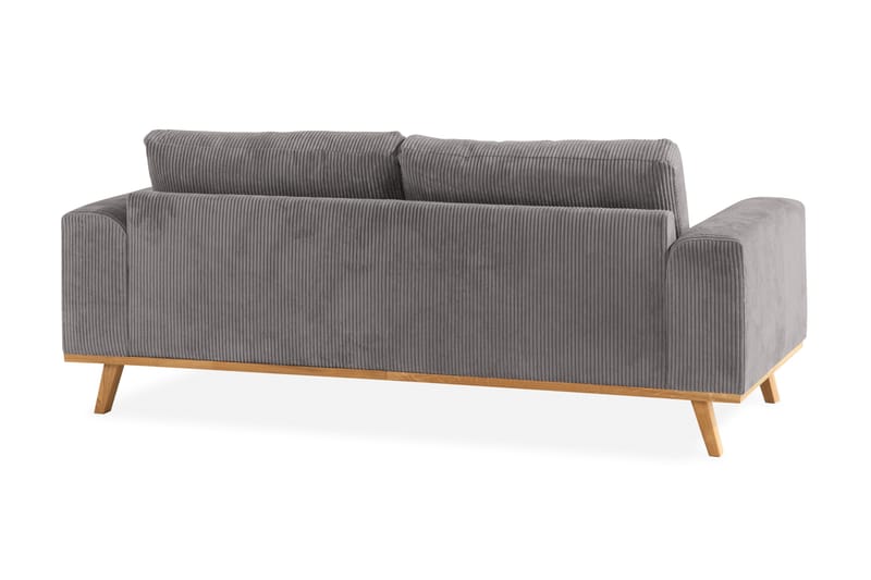 Copenhagen 2-personers Manchestersofa - Mørkegrå - Møbler - Sofaer - 2 personers sofa