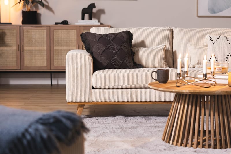 Copenhagen 2-personers Manchestersofa - Beige - Møbler - Sofaer - 2 personers sofa