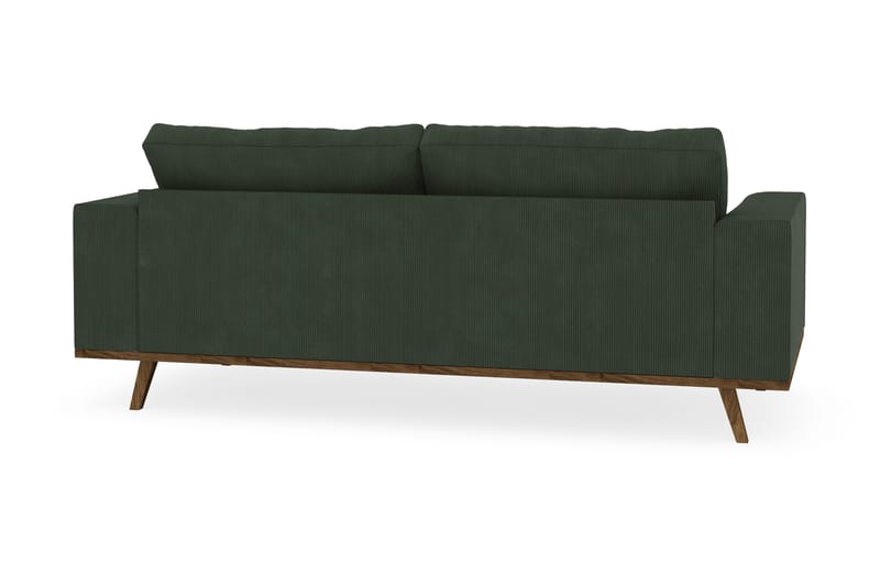 Copenhagen 2-personers Manchestersofa - Mørkegrøn - Møbler - Sofaer - 2 personers sofa