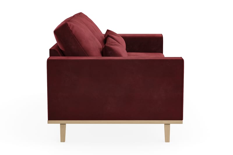 Copenhagen 2-pers Sofa - Rød - 2 personers sofa