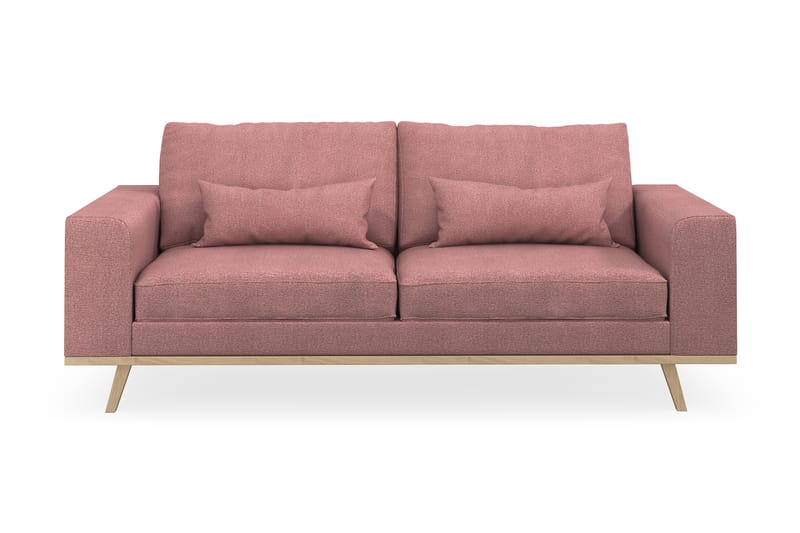 Copenhagen 2-pers Sofa - Lyserød - 2 personers sofa