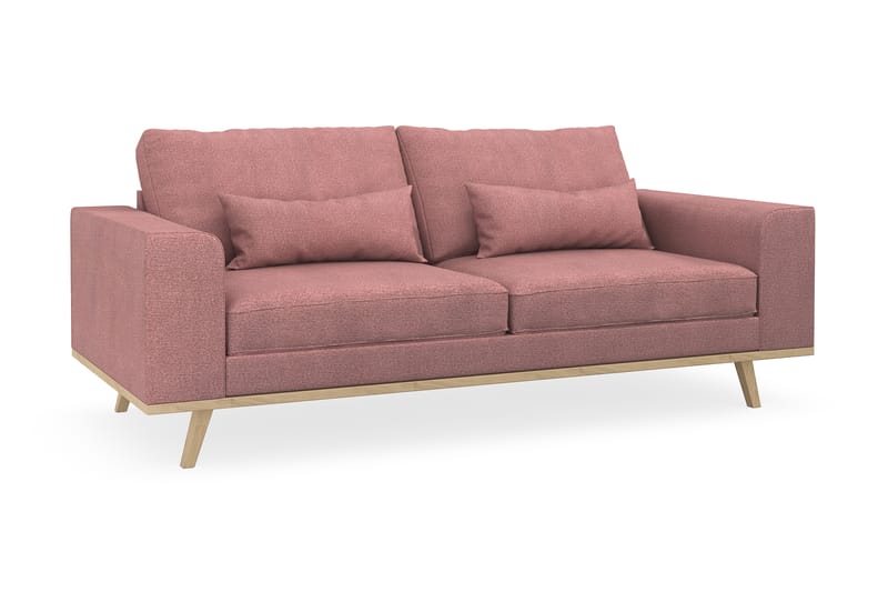 Copenhagen 2-pers Sofa - Lyserød - 2 personers sofa