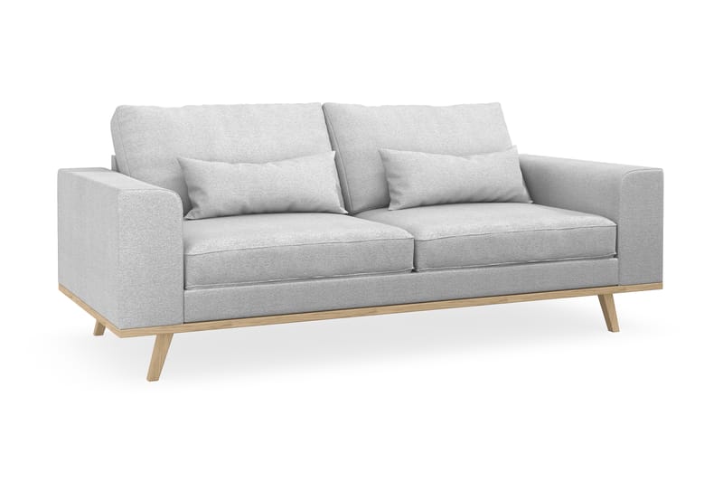 Copenhagen 2-personers Stofsofa - Lysegrå - Møbler - Sofaer - 2 personers sofa