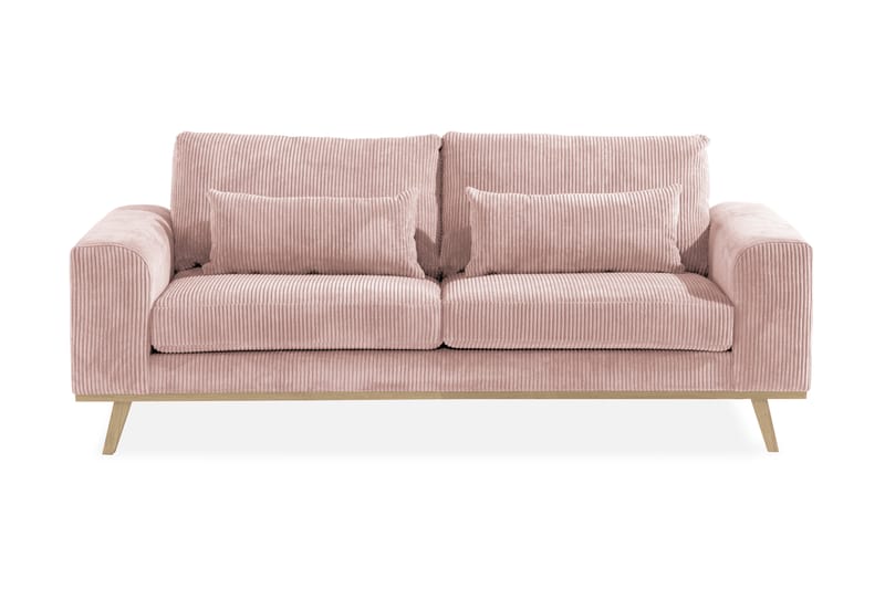 Copenhagen 2-pers Sofa - Lyserød - 2 personers sofa