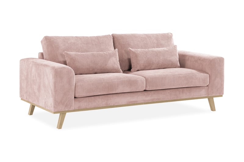 Copenhagen 2-pers Sofa - Lyserød - 2 personers sofa