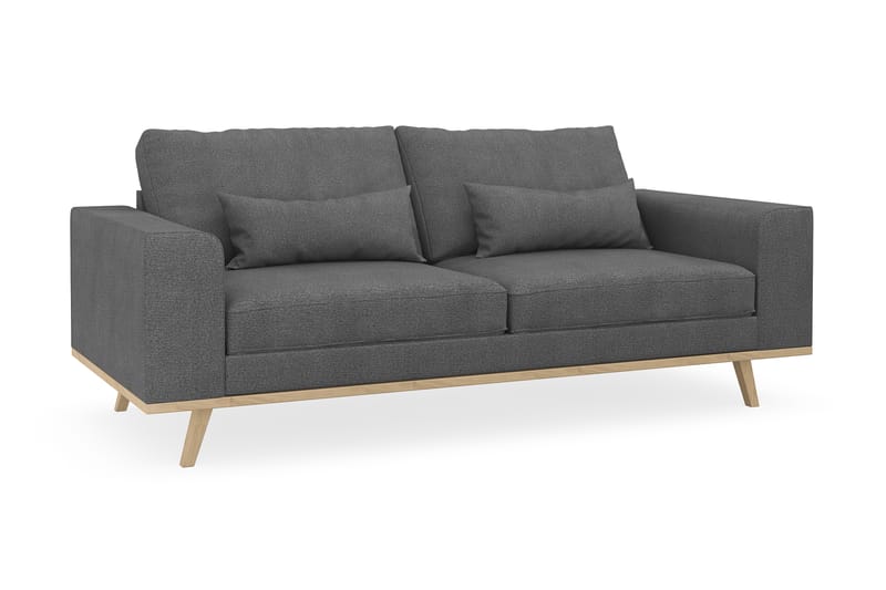 Copenhagen 2-personers Stofsofa - Mørkegrå - Møbler - Sofaer - 2 personers sofa