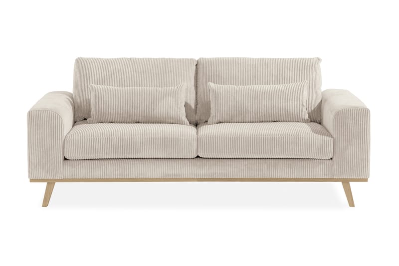 Copenhagen 2-personers Manchestersofa - Beige - Møbler - Sofaer - 2 personers sofa