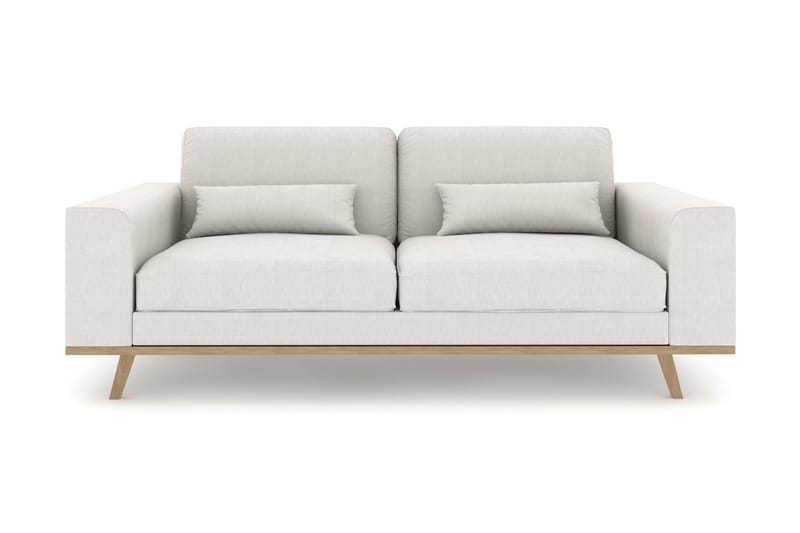 Copenhagen 2-pers Sofa - Hørbeige - 2 personers sofa