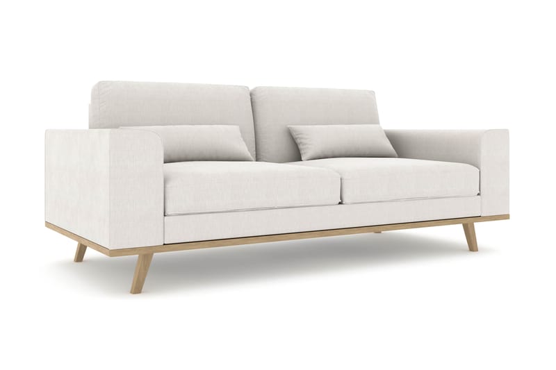 Copenhagen 2-personers Stofsofa - Lysegrå - Møbler - Sofaer - 2 personers sofa