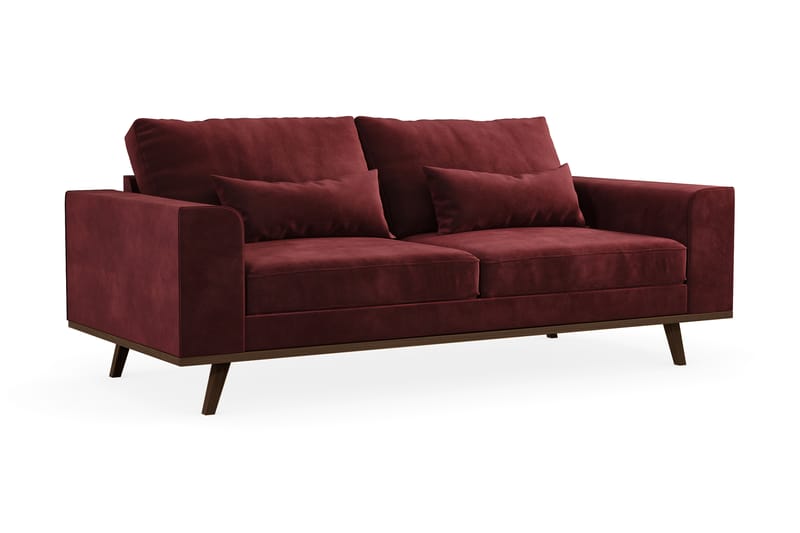 Copenhagen 2-pers Sofa - Rød - 2 personers sofa