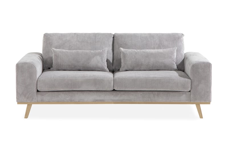 Copenhagen 2-personers Manchestersofa - Lysegrå - Møbler - Sofaer - 2 personers sofa