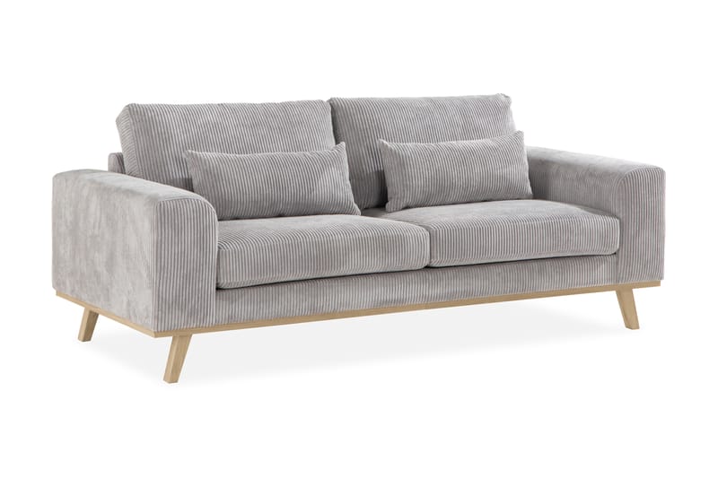 Copenhagen 2-personers Manchestersofa - Lysegrå - Møbler - Sofaer - 2 personers sofa