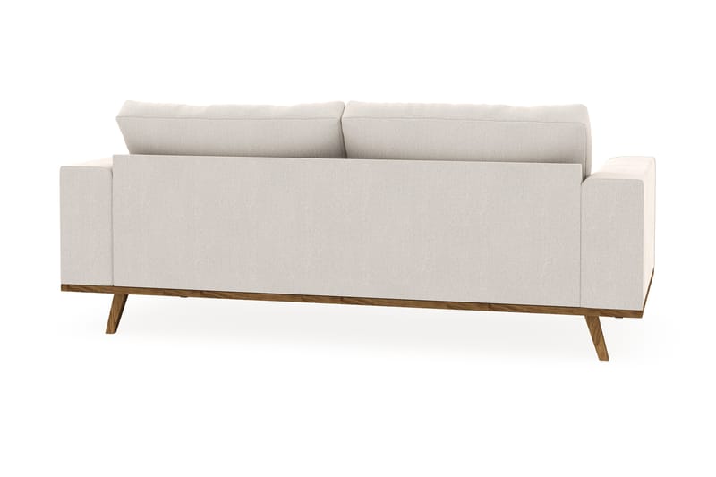Copenhagen 2-personers Fløjlssofa - Cremehvid - Møbler - Sofaer - 2 personers sofa