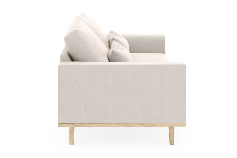 Copenhagen 2-personers Fløjlssofa - Cremehvid - Møbler - Sofaer - 2 personers sofa