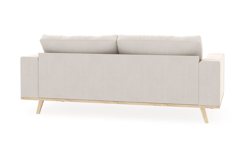 Copenhagen 2-personers Fløjlssofa - Cremehvid - Møbler - Sofaer - 2 personers sofa